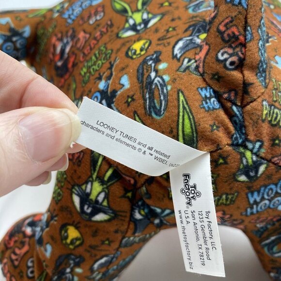 Looney Tunes Tasmanian Devil Sticker Bomb Stuffed Animal Plush Figure Toy 9” Taz - Picture 10 of 14